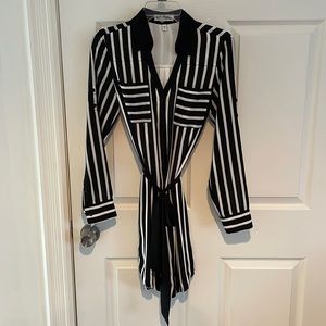 Express portofino striped dress